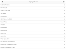 Tablet Screenshot of airspraytech.com